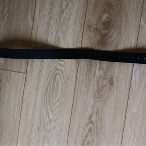 Men's Black Leather Belt